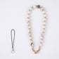 Beaded Wrist Strap with Clasps for Phones and Bags