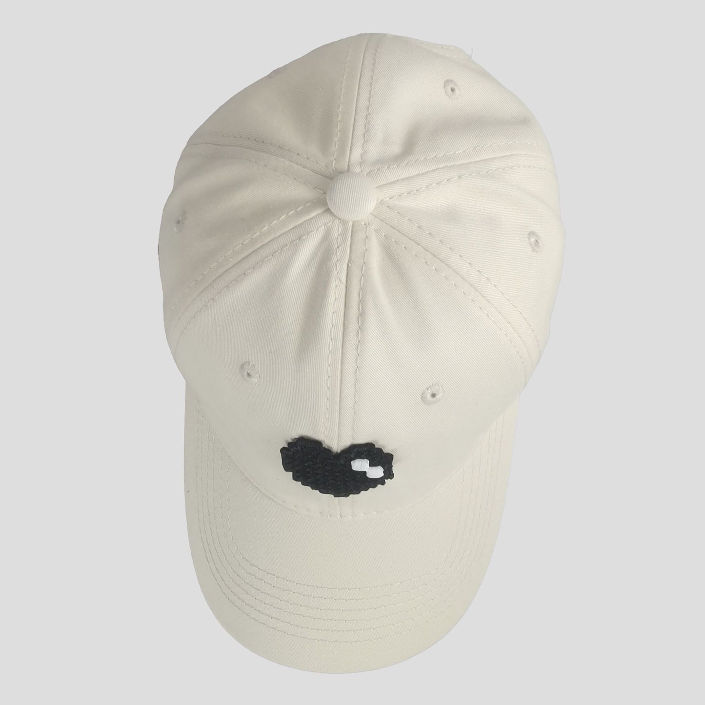 Women's Pixel Heart Wide - Brim Baseball Cap