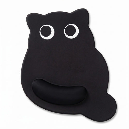 Ergonomic Mouse Pad with Wrist Support Soft Cushion Non Slip Desk Pad Cute Cartoon Design