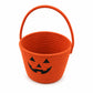 Halloween Trick or Treat Woven Rope Candy Basket Pumpkin Ghost with Handle