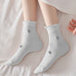 Adorable Summer Ruffle-Edge Ankle Socks 5pk