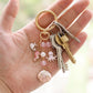 Ocean Life & Sea Creature Multi-Charm Bag Charm Key Chain 3-Piece Set