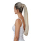 Straight Ponytail Extension - 24 Inch Long Straight Wrap Around Ponytail for Women Clip Ponytail Hair Extensions Synthetic