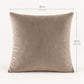 Solid Velvet Decorative Throw Pillow Cover (Single Piece)
