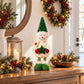 Adjustable Height Sequin Snowman Christmas Decoration