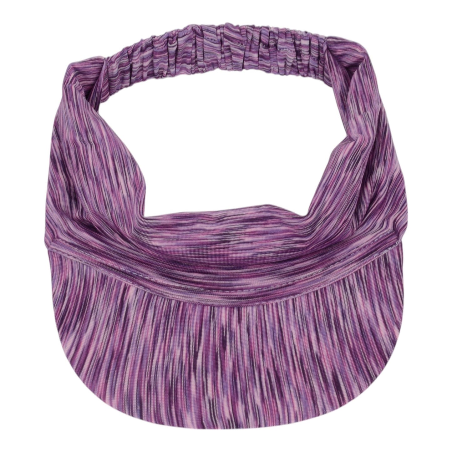 Stretchy UV Protection Sports Visor Hat Lightweight Rainbow Stripe Design for Hiking Beach Running Outdoor Travel