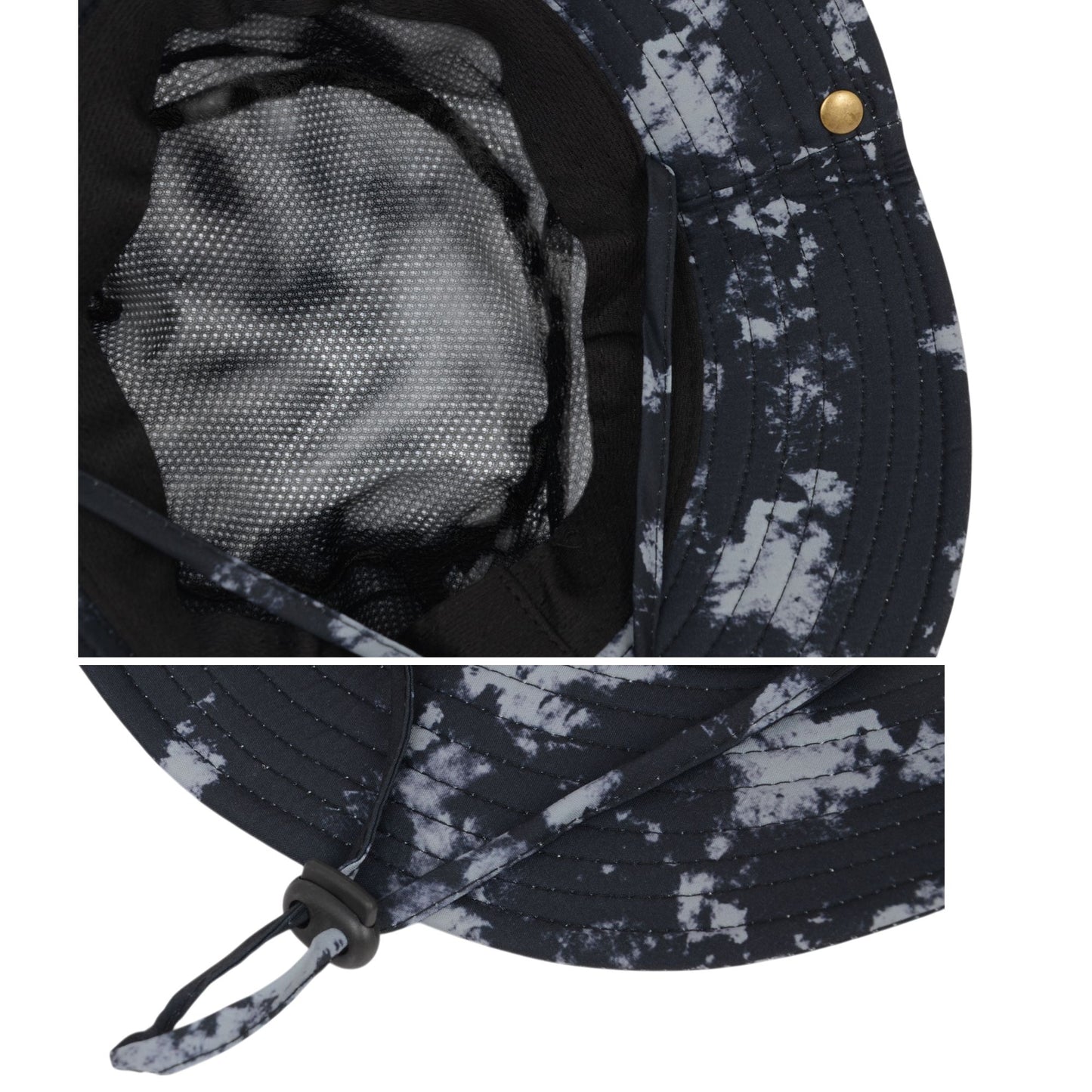 Wide Brim Outdoor Sun Hat with Adjustable Chin Strap for Hiking Camping Travel Beach