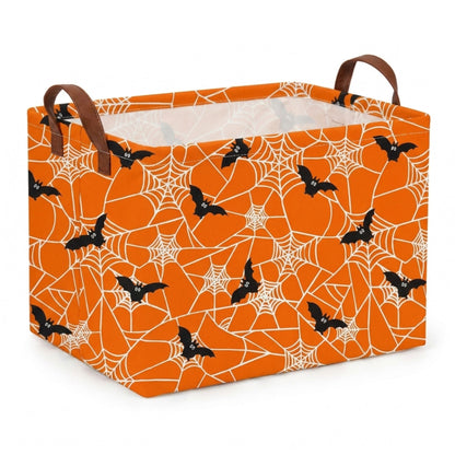 Halloween Fabric Storage Basket Foldable Organizer Bin