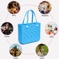 Large EVA Beach Tote Bag Water Resistant Pool Tote with Handles