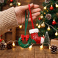 2 Piece Christmas Bag Charm Set with Hanging Loops