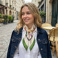 Cute Dachshund Print Satin Feel Square Neck Scarf Fashion Hair Scarf Bandana 25.5¡Á25.5 Inches