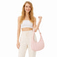 Quilted Nylon Hobo Shoulder Bag with Adjustable Strap and Multiple Pockets