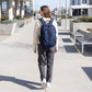 Multi-Pocket Commuter Travel Backpack with Padded Straps and Side Pockets