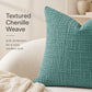 Textured Geometric Decorative Throw Pillow Cover Soft Accent Cushion Cover for Sofa Bed