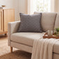Houndstooth Woven Decorative Throw Pillow Cover Textured Square Cushion Cover with Hidden Zipper