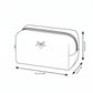 Womens Soft Textured Cosmetic Bag Zipper Makeup Toiletry Organizer
