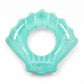 Icing Drip Inflatable Pool Float Ring with Glitter Confetti Durable PVC Swim Tube for Pool Beach Lake 39.4x43.3in