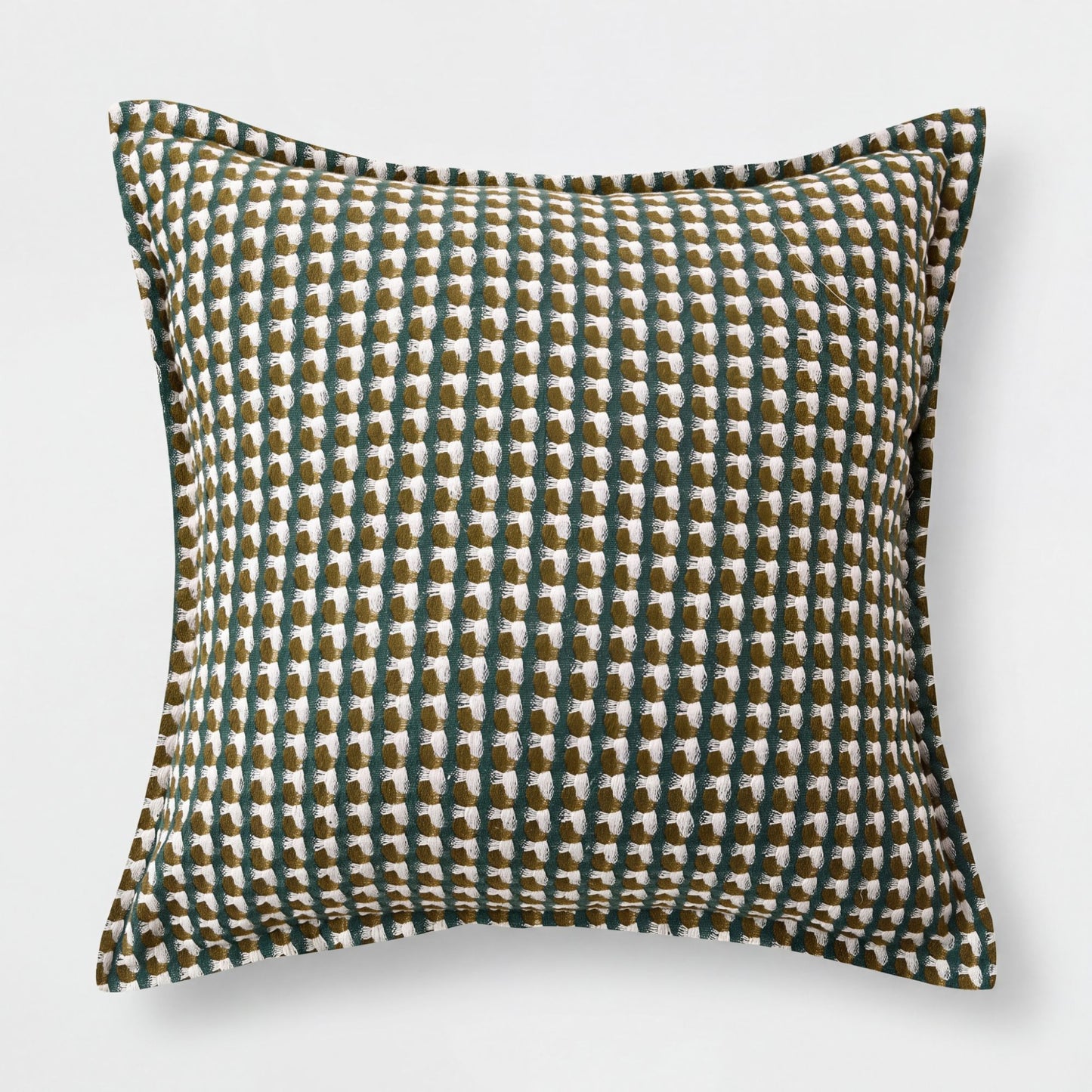 Houndstooth Woven Decorative Throw Pillow Cover Textured Square Cushion Cover with Hidden Zipper
