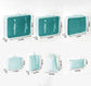 Travel Packing Organizer Set with Mesh Cubes Drawstring Bag Zipper Pouch Lightweight Storage Set