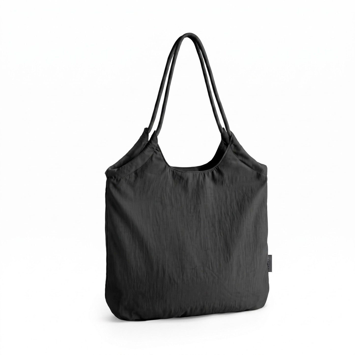 Soft Lightweight Shoulder Tote Bag with Double Rope Shoulder Straps and Roomy Open-Top Design 16.1x13x3.5in