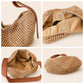 Woven Hobo Shoulder Bag with Magnetic Closure and Adjustable Strap