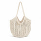 Woven Shoulder Bag - Lightweight Summer Tote for Beach and Vacation