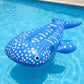 Whale Shark Inflatable Pool Float Lounger with Handles Durable PVC Large Swim Float for Pool Beach Lake 63x29.5in
