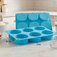 Silicone Muffin Baking Mold with 6 Round Cup Cavities