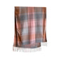 Plaid Tassel Trim Faux Cashmere-Like Winter Warm Scarf - 77IN¡Á26IN