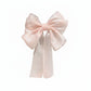 Oversized Satin Bow Hair Clip with Long Ribbon Tails and Glossy Finish