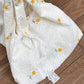 Embroidered Floral Hobo Tote Bag with Shoulder Handle