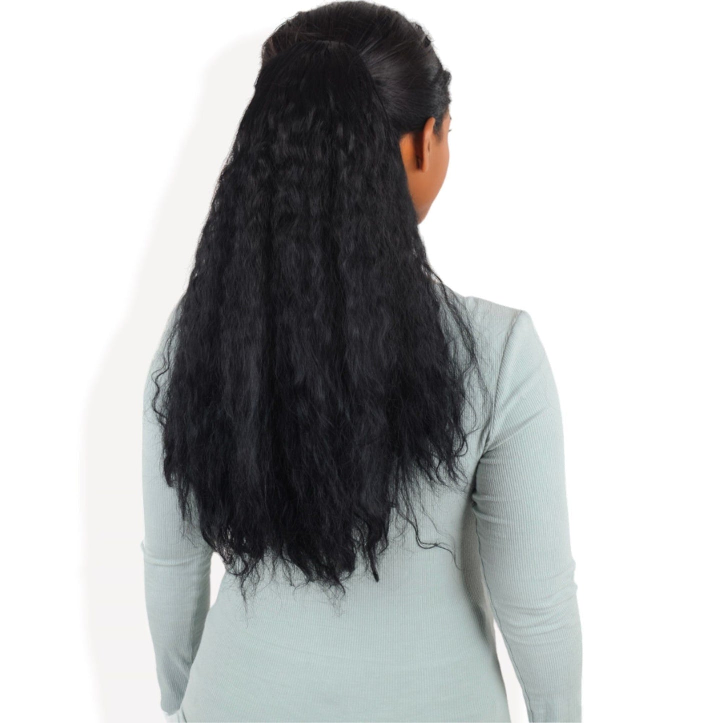 Curly Ponytail Extension Drawstring Ponytail Extension 16 Inch Kinky Curly Pony Tail Hair Extensions Fake Hairpieces Mixed Wine Red