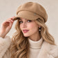 Embellished Newsboy Cap Adjustable Brim Baker Boy Hat