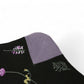 Women's 3-Pack Patterned Crew Socks with Vintage Embroidered Floral and Abstract Prints