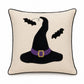 Halloween Throw Pillow Cover Square Decorative Cushion Cover