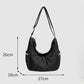 Polka Dot Hobo Shoulder Bag Large Capacity Crossbody Tote for School Work and Travel