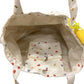 Polka Dot Tote Bag Shoulder Bag with Interior Zipper Pocket