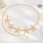 Starfish Metal Waist Chain Adjustable Beach Body Belt Ocean Inspired Waist Jewelry