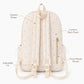 Bunny Ear Backpack with Pom Pom and Multiple Pockets