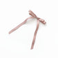 2pcs per Set Long Ribbon Bow Hair Clip with Sleek Streamer Tails and Elegant Minimalist Design