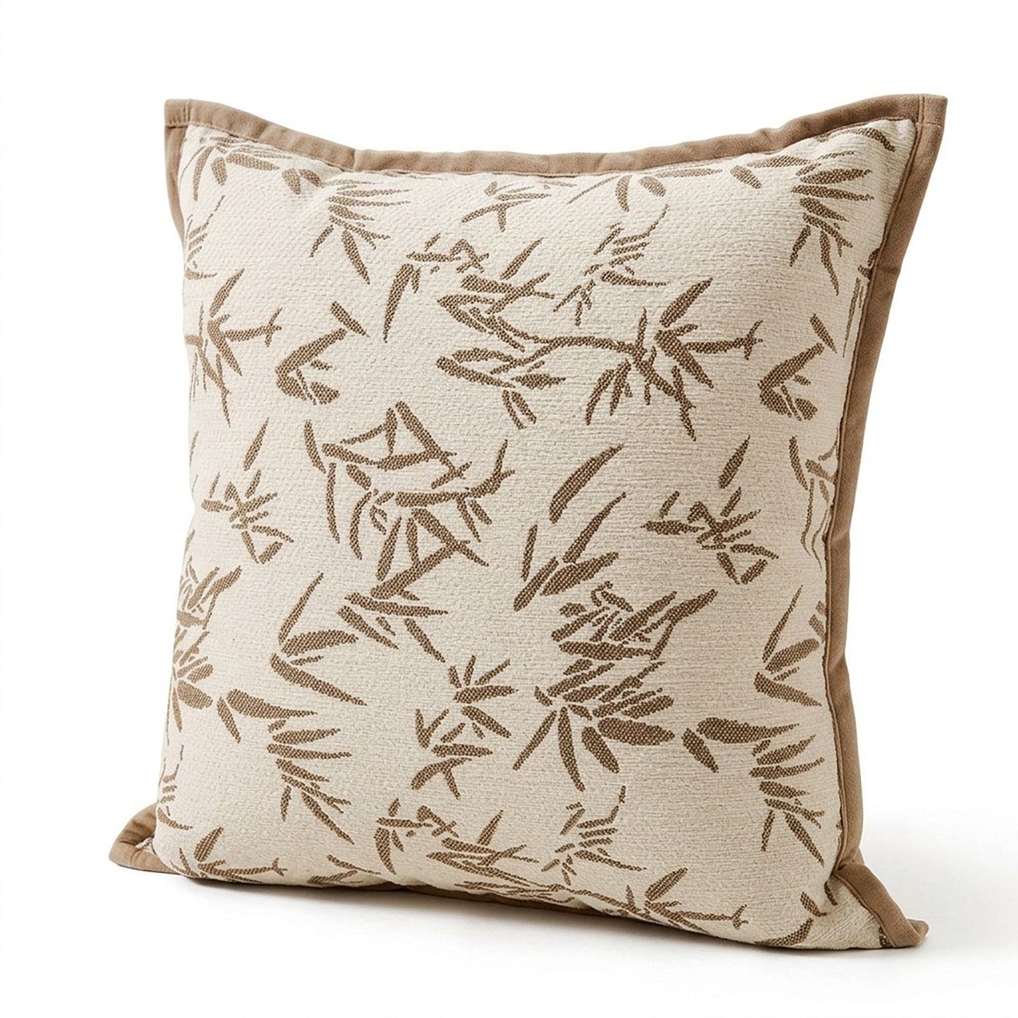 Boho Neutral Textured Accent Throw Pillow Cover