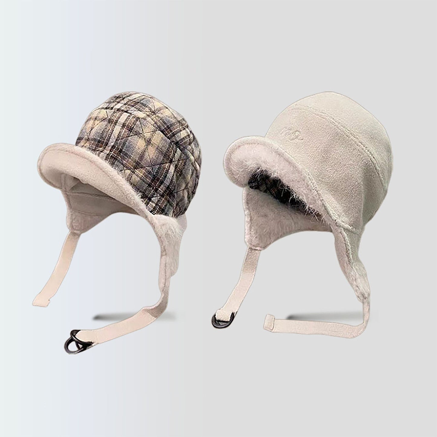 Trapper Hat - Warm Fleece-Lined Winter Hat with Chin Strap