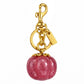 Glitter Pumpkin Keychain and Bag Charm