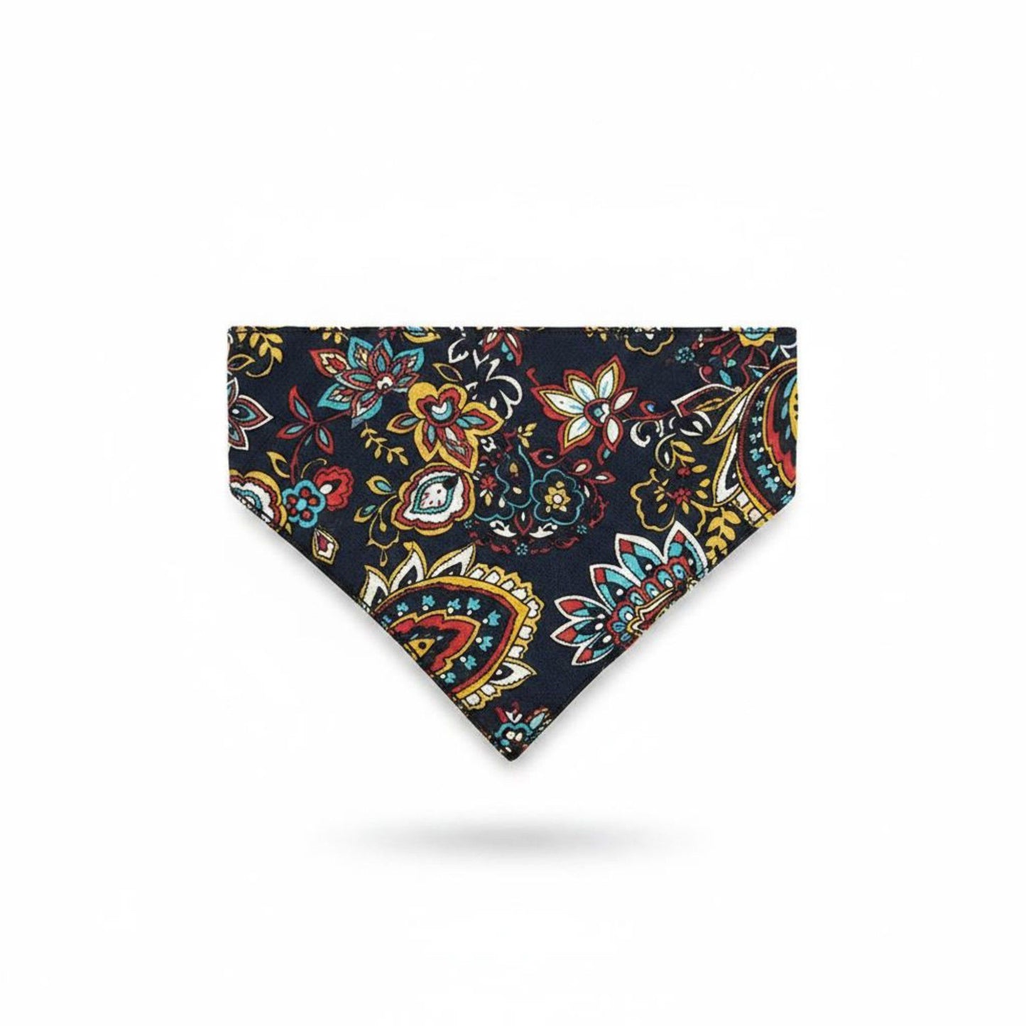 Paisley Floral Pet Bandana Scarf Bohemian Neckerchief for Cats and Dogs Bib