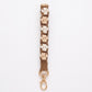 Floral Braided Wrist Strap with Swivel Clasp