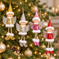 2pk Sequin Angel Christmas Tree Ornaments