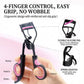 Eyelash Curler and Brow Grooming Tool Set with Replacement Pads and Precision Makeup Brushes