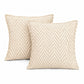 2 Pack Chevron Textured Decorative Throw Pillow Covers
