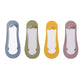 Ultra Low Cut No Show Socks with Anti-Slip Silicone Grip and Seamless Toe Protection 4-Pack