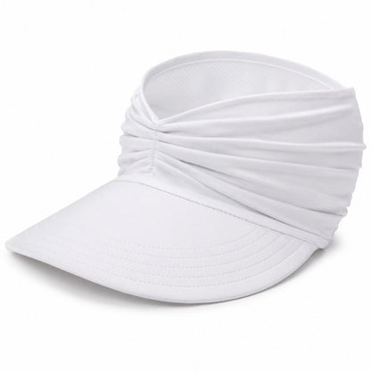 Pleated Visor - Lightweight Sport Sun Hat for Beach and Tennis